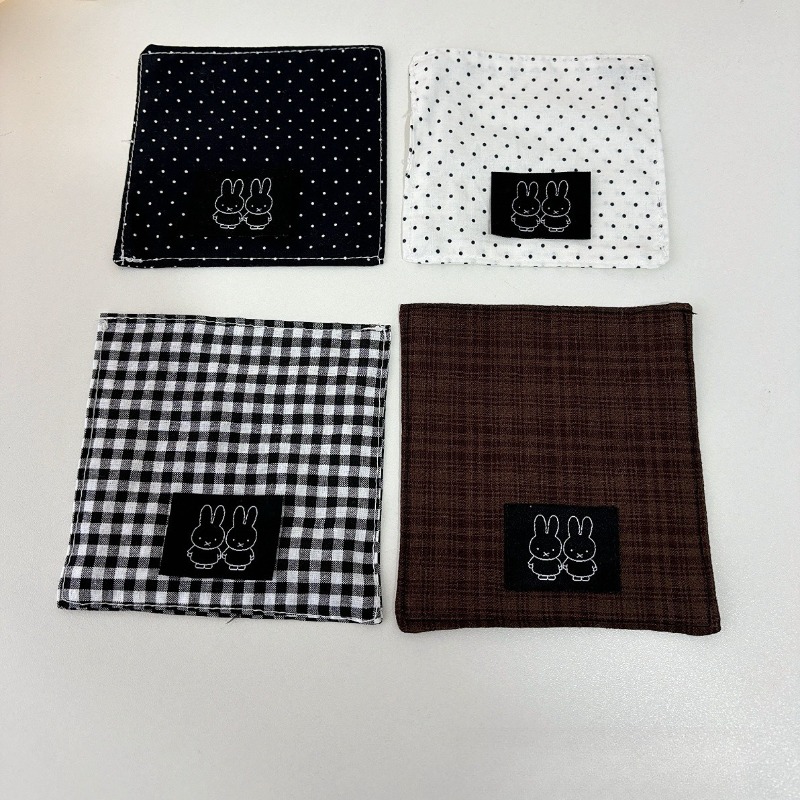 Coffee Tea Cups - ホットキュートミッフィーシリーズ布コースター漫画創造性絶妙なミニ刺繍ティーカップコーヒーカップコースター家庭用品