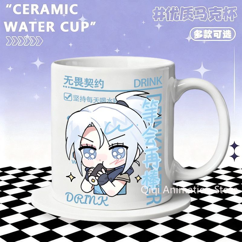 Coffee Tea Cups - セラミックマグ ホームアクセサリー アニメ VALORANT フェニックス ヨル