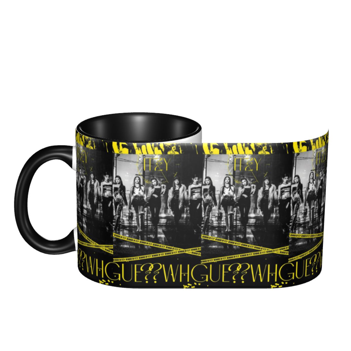 Kpop Itzy-ガールグループアイドルマグカップ 面白い - Coffee Tea Cups のレビューと価格