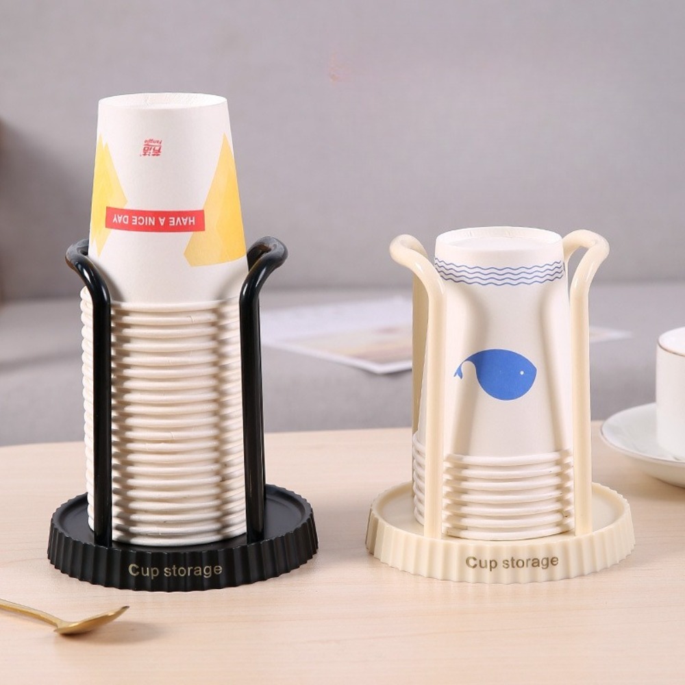 使い捨てカップホルダーデスクトップ紙コップオーガナイザークリ - Coffee Tea Cups のレビューと価格