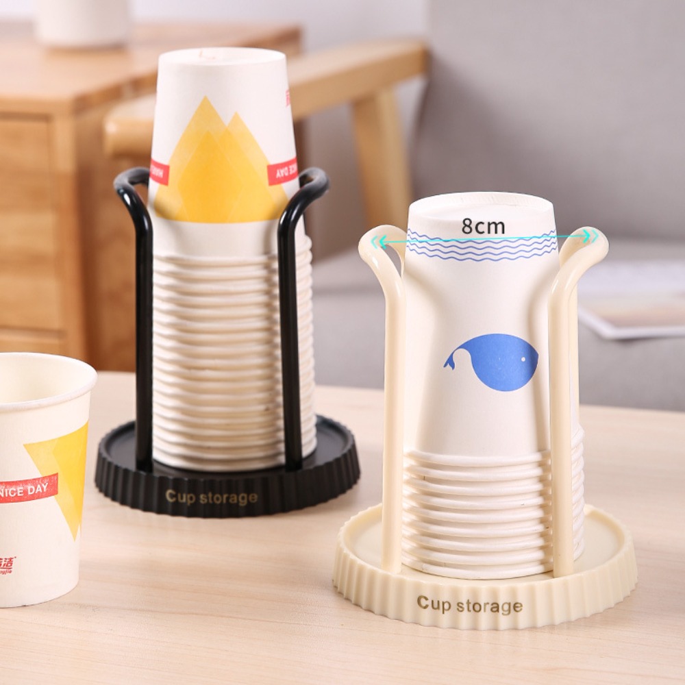 使い捨てカップホルダーデスクトップ紙コップオーガナイザークリ - Coffee Tea Cups のレビューと価格