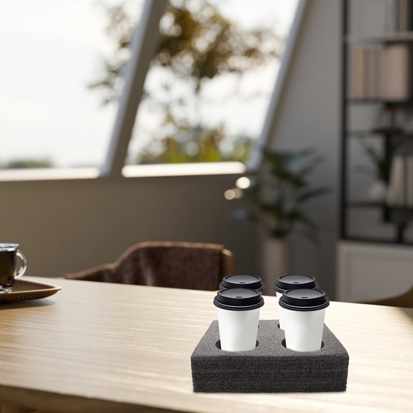 ミルクティーカップトレイ、テイクアウトコーヒーカップキャリア - Coffee Tea Drink のレビューと価格
