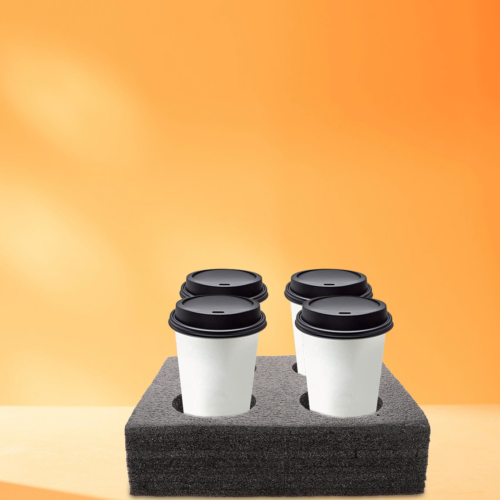 ミルクティーカップトレイ、テイクアウトコーヒーカップキャリア - Coffee Tea Drink のレビューと価格