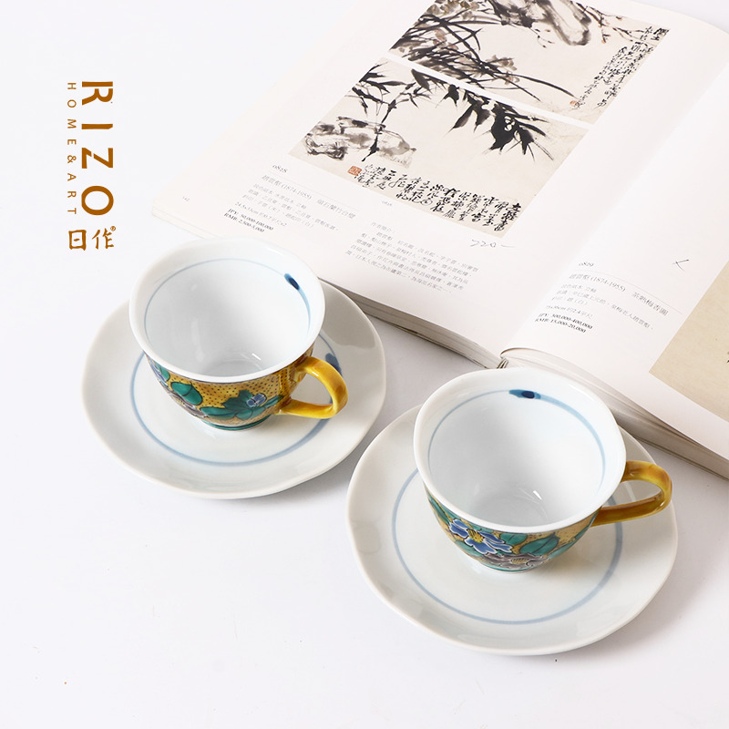 日本の高野焼きセラミックコーヒーカップ、プレート、ヨシダスタ - Coffee Ya Tea Ya のレビューと価格