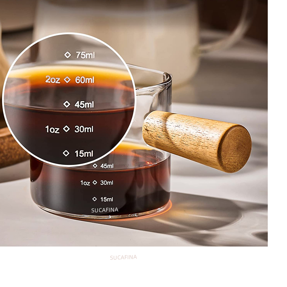 75 ミリリットル耐熱ガラスエスプレッソ計量カップシングル/ - Coffee Tea Tumbler のレビューと価格
