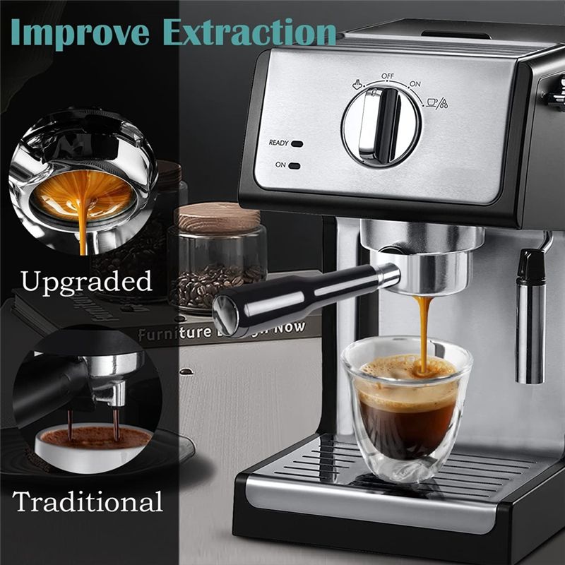 ABHU 51 ミリメートル底なしポルタフィルター 2 耳デ - Delonghi Espresso Ecp3420 のレビューと価格