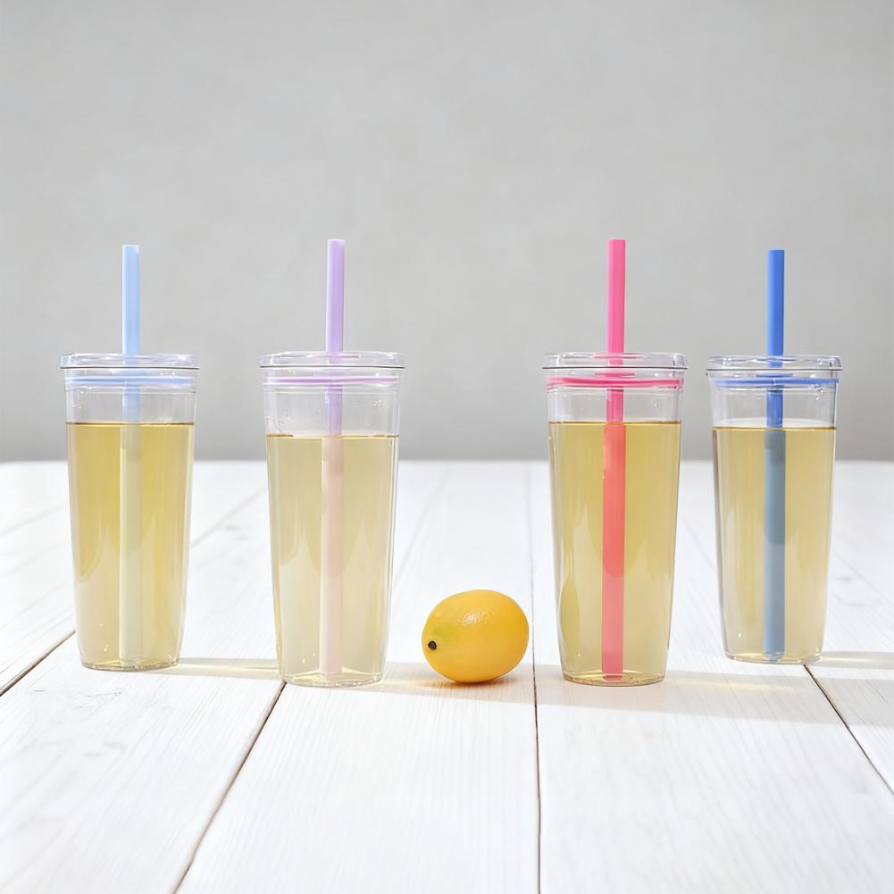 ポータブルストローカップ 20オンス カラフルなトリタンタン - Coffee Tea Tumbler のレビューと価格