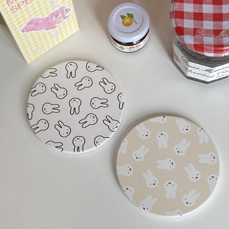 ホットキュートミッフィーシリーズコーヒーカップコースター漫画 - Coffee Tea Cups のレビューと価格