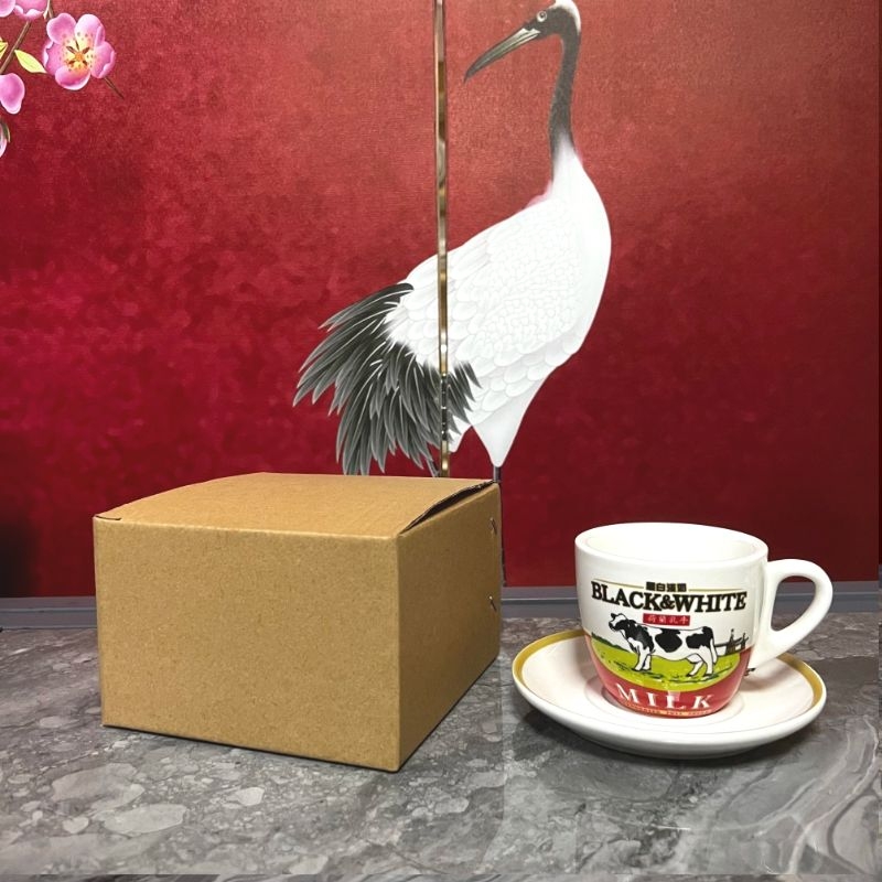 高品質セラミック製白黒ミルクティーカップ＆プレート香港風喫茶 - Coffee Tea Hong Kong のレビューと価格