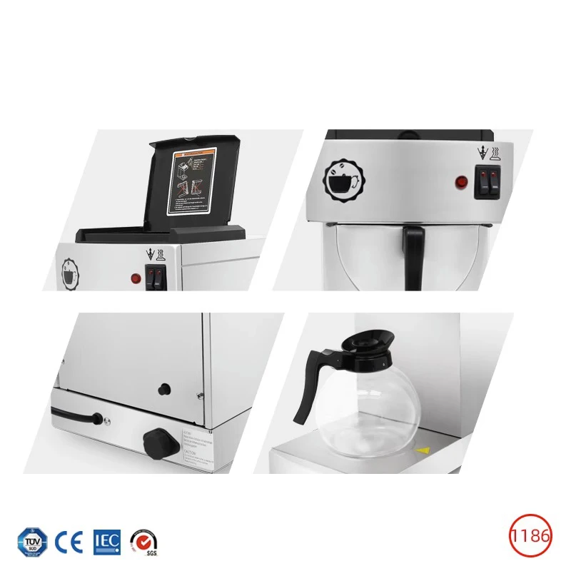 全自動アメリカンコーヒーマシン ドリップティーメーカー 業務 - Coffee Tea Hong Kong のレビューと価格