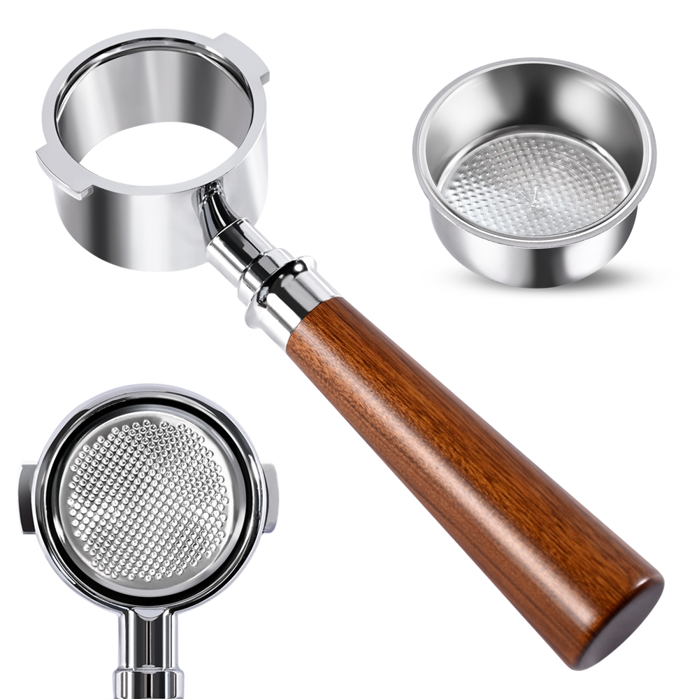 51mm 2Ears ボトムレスネイキッドポルタフィルター  - Delonghi Espresso Ecp3420 のレビューと価格