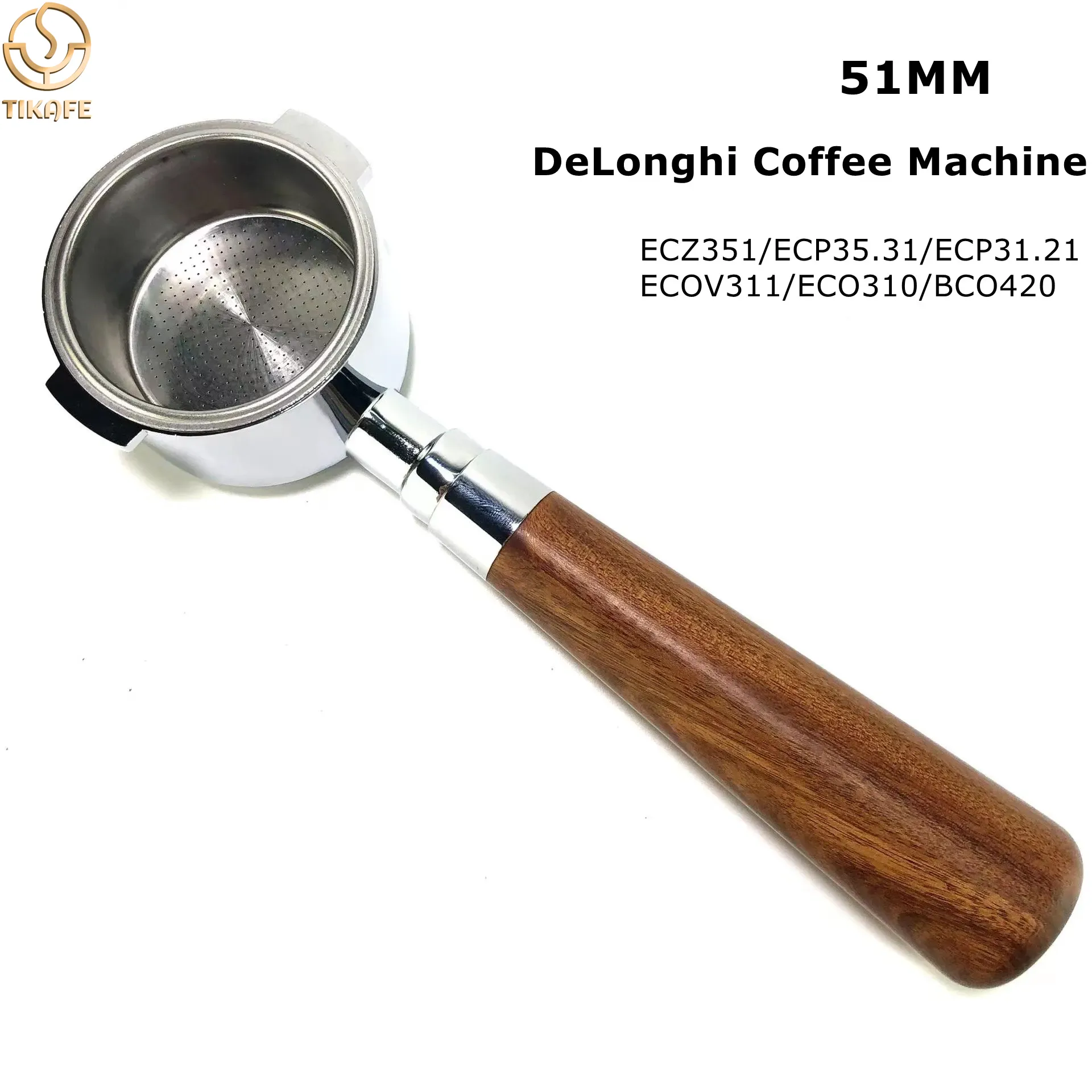 51mm ボトムレスポルタフィルター ネイキッドフィルター交 - Delonghi Espresso Ecp3420 のレビューと価格
