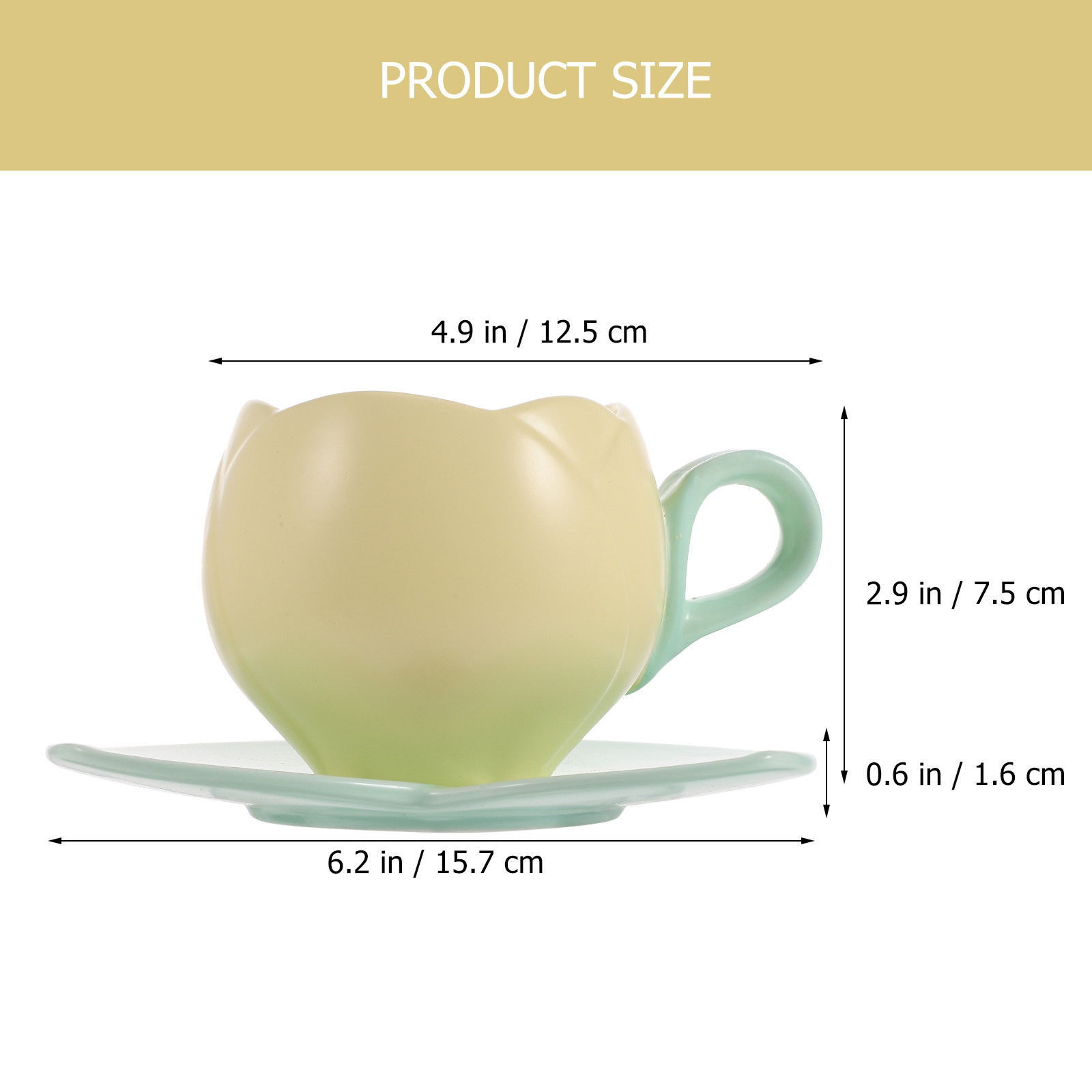 セラミック製コーヒーカップとソーサーのセット、多機能ドリンク - Coffee Tea Drink のレビューと価格