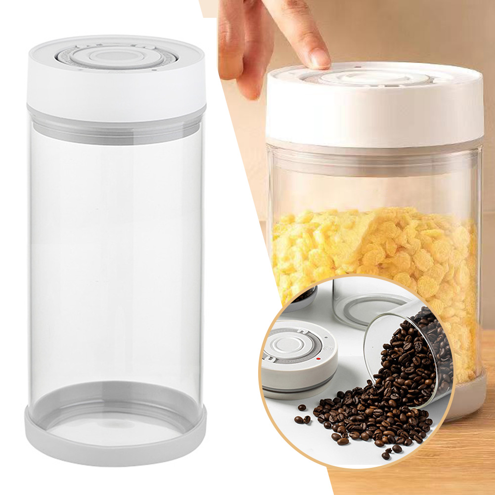 キッチン防湿ガラスコーヒー豆ジャー自動インテリジェント真空保 - Coffee Tea Tumbler のレビューと価格