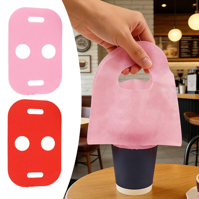50/100 個ミルクティーカップバヨネット不織布バッグ使い - Coffee Tea Cups のレビューと価格