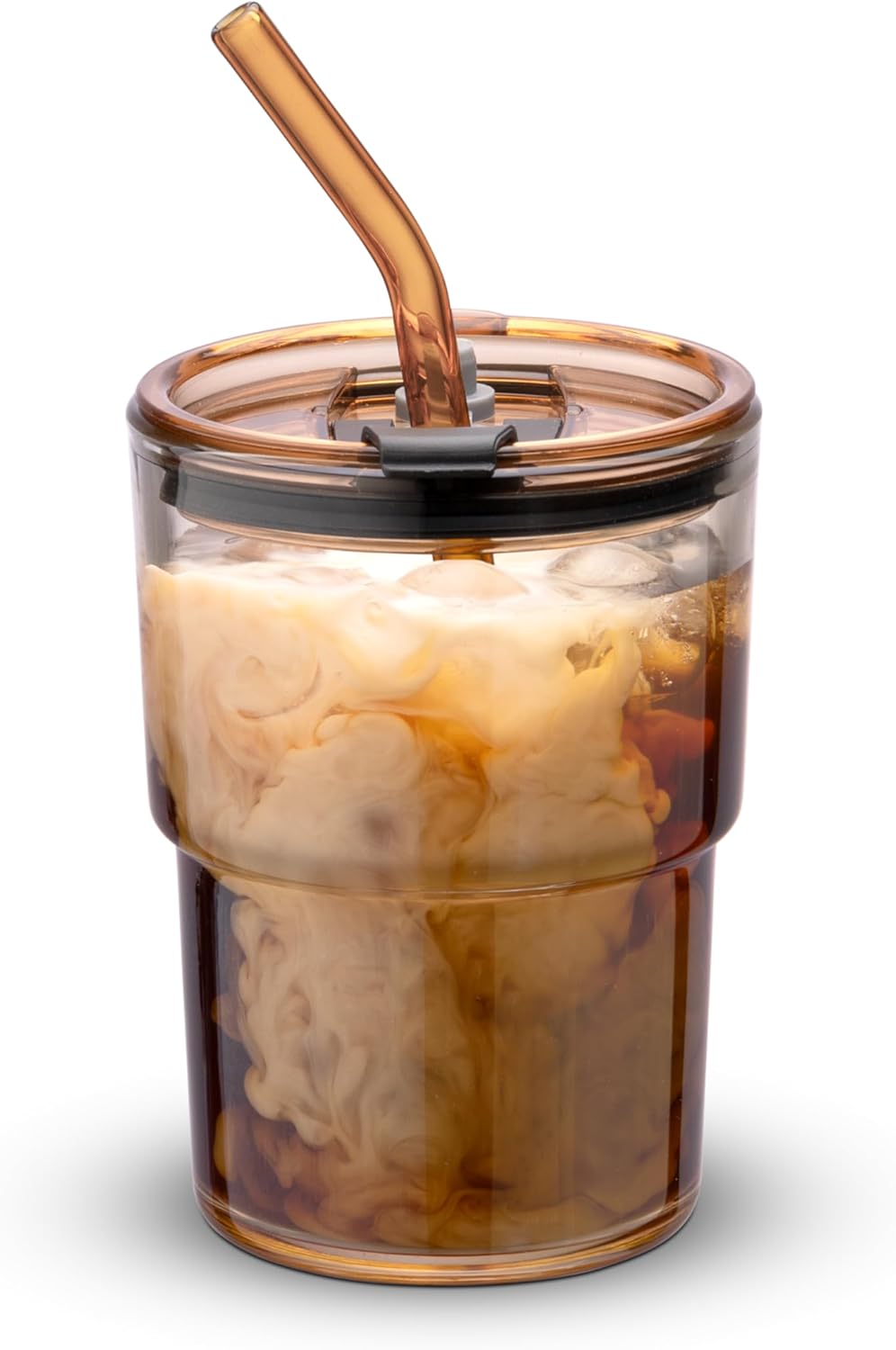 13オンス/400mlタンブラー水筒、ストローと蓋付きカップ - Coffee Tea Tumbler のレビューと価格