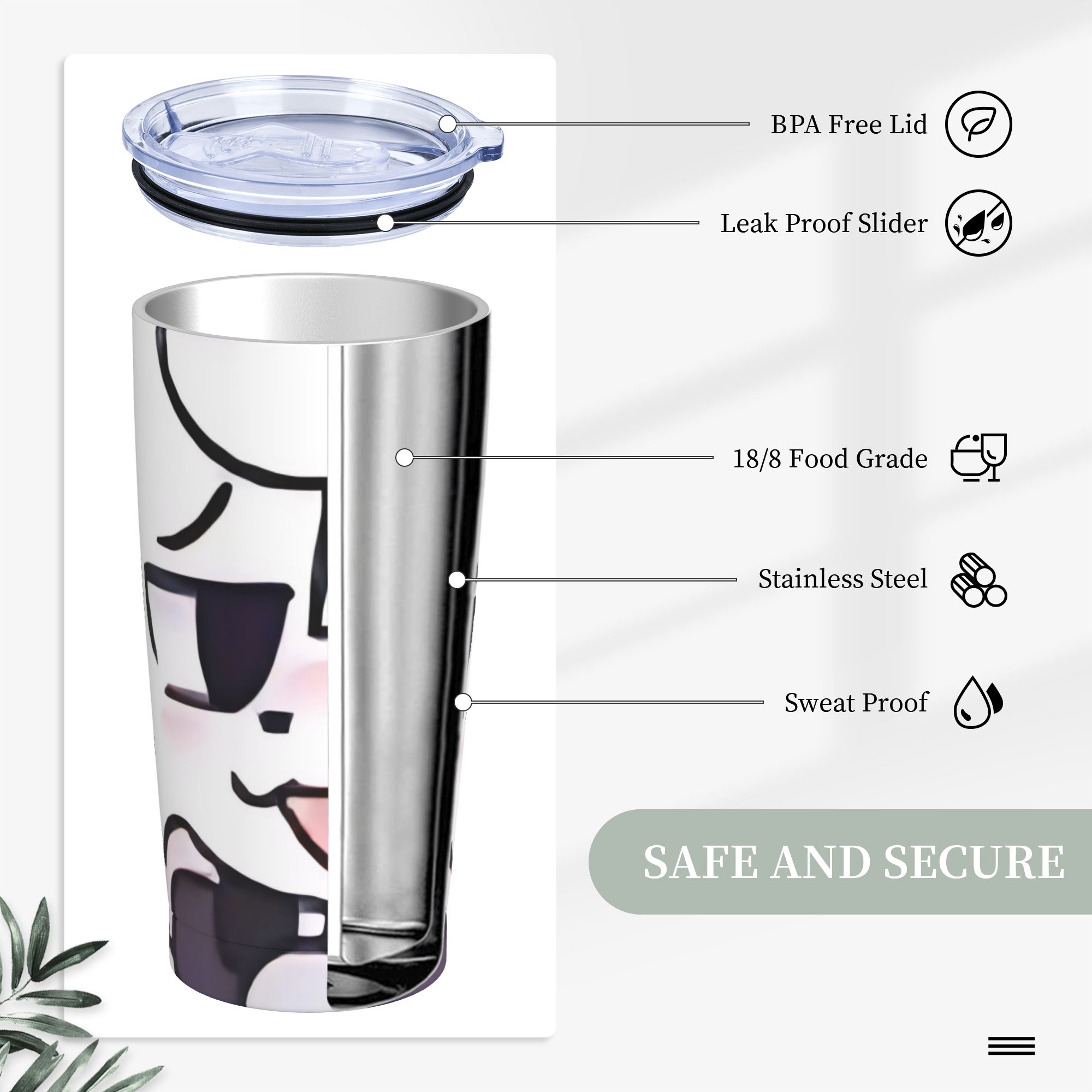 Boykissers Silly Tumbler 真空断熱猫 - Coffee Tea Tumbler のレビューと価格