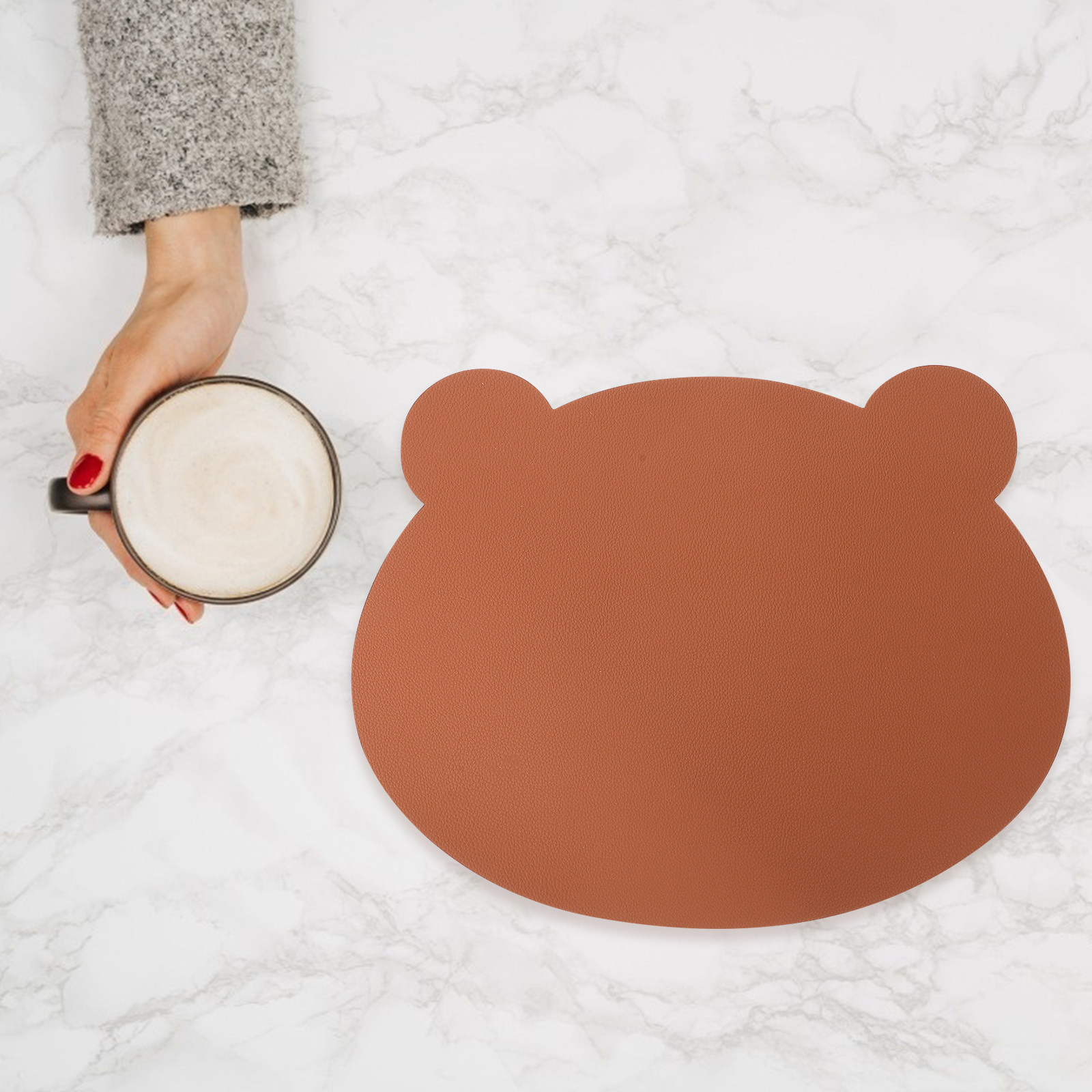 1 個動物の形の断熱カップマット防水コースターコーヒー茶ホッ - Coffee Tea Drink のレビューと価格