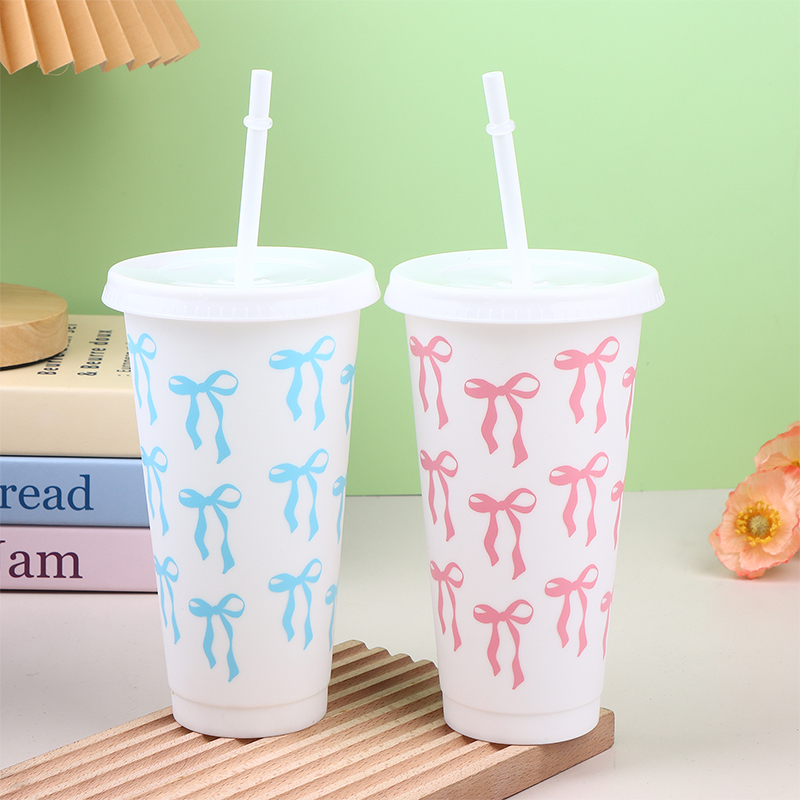 710mlストロー付き蓋付きコーヒーカップ、ジュース、紅茶用 - Coffee Tea Tumbler のレビューと価格
