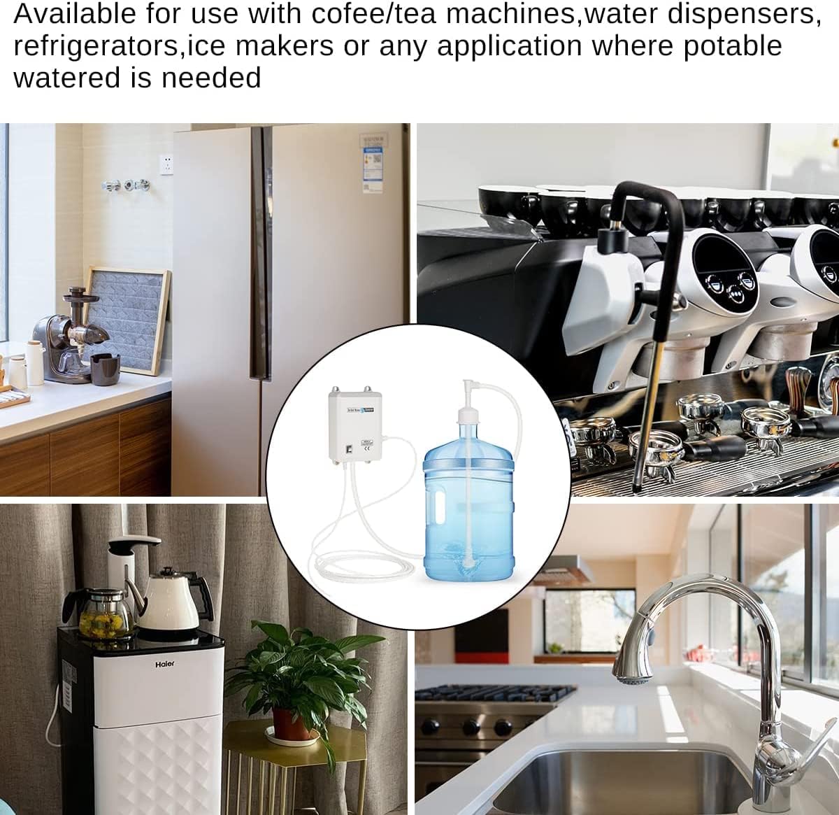 自動給水ポンプ 110V AC 米国プラグ 食品グレード コ - Coffee Tea Drink のレビューと価格